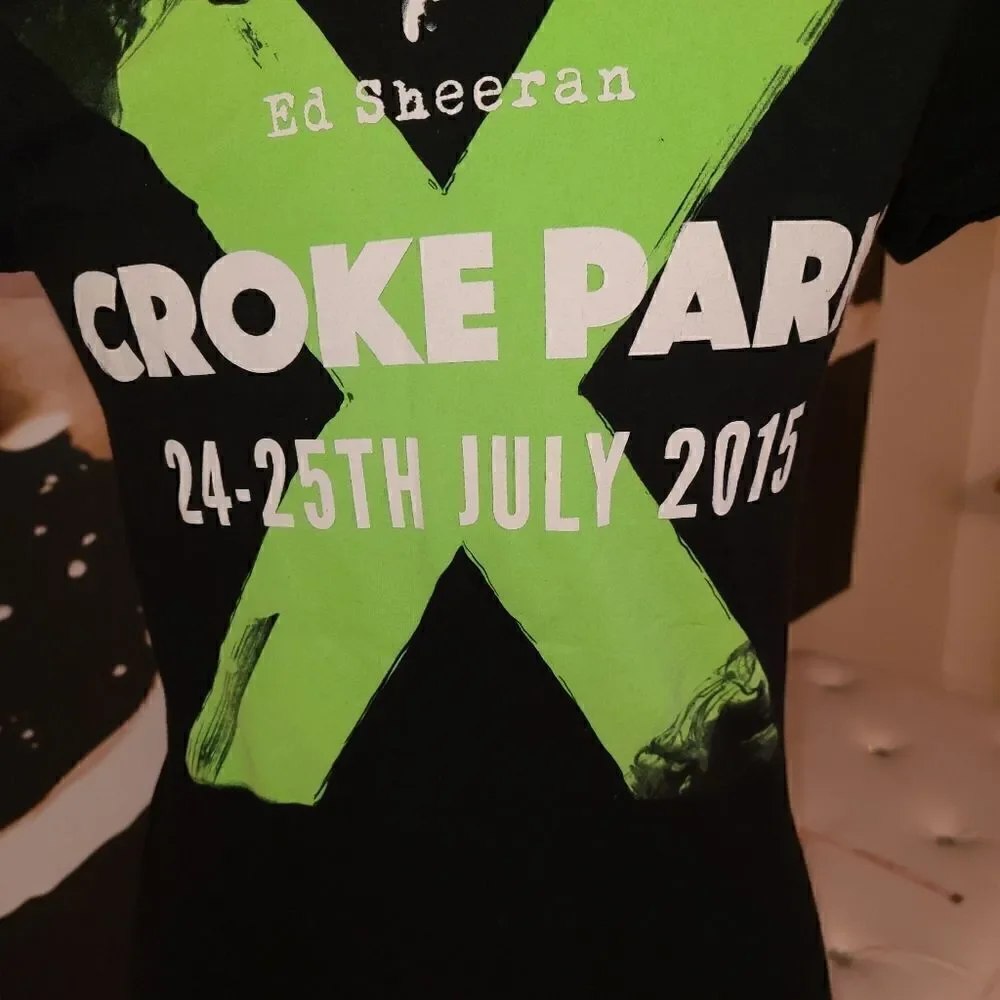 Ed Sheeran concert tshirt